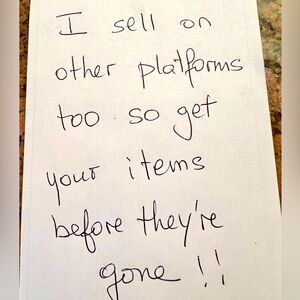 Get your items before the holidays